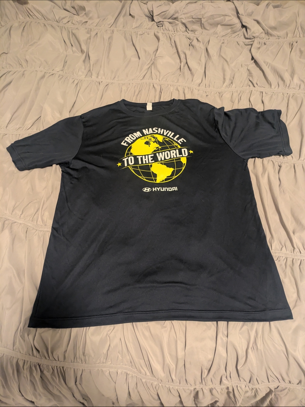 Navy Graphic T-Shirt - 'From Nashville To The World' SC Soccer Size Large